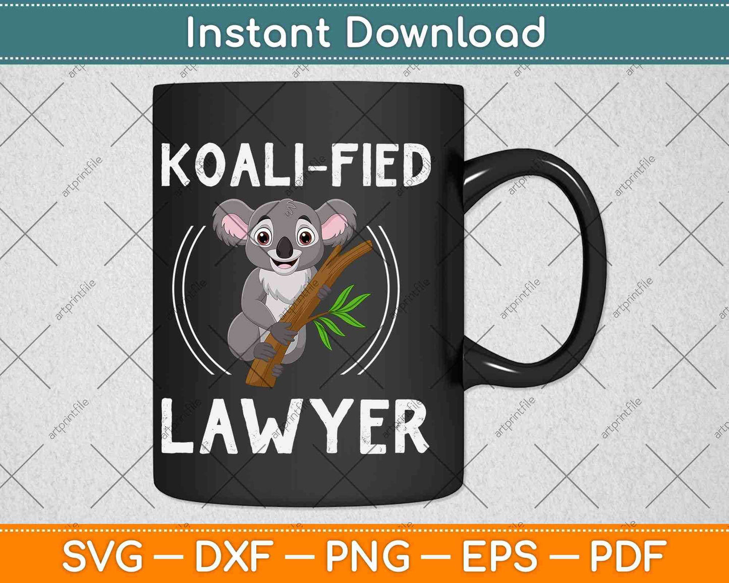 Koalified Lawyer Svg Design Digital Cutting File