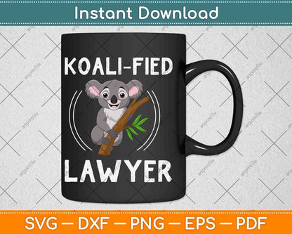 Koalified Lawyer Svg Design Digital Cutting File