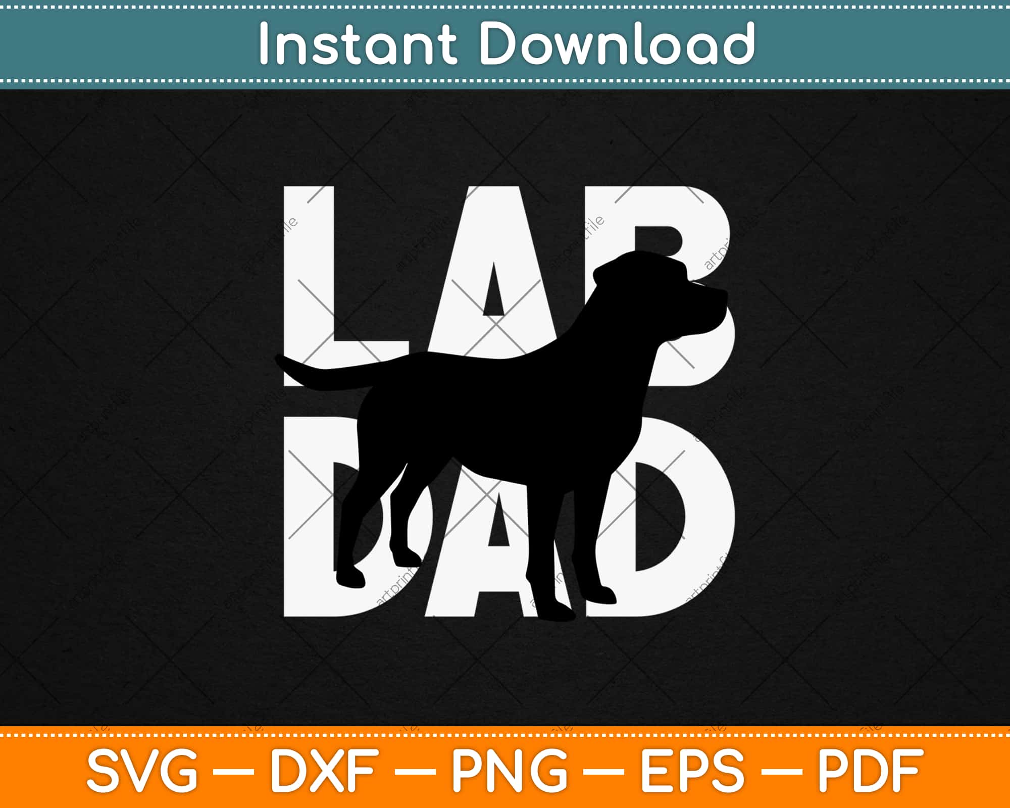 Lab Dad Gifts Labrador Retriever Dad Father’s Day Svg Png Dxf Digital ...