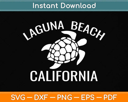 Laguna Beach CA Beach Tribal Turtle Svg Png Dxf Digital Cutting File