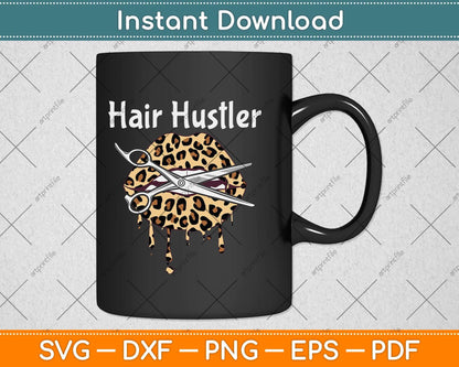 Leopard Lips With Scissors Cool Hairdresser Hair Hustler Svg Png Dxf Digital Cutting File