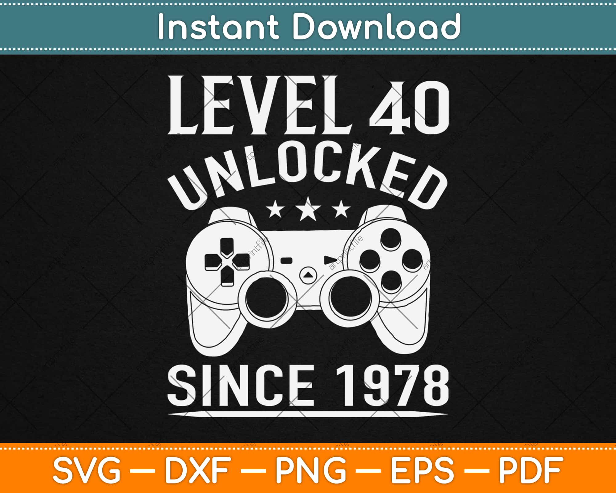 Level 40 Unlocked Gamer 40th Birthday Gift Greeting Card for Sale by  Alfalfalfa90