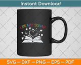 Library Squad Librarian Bookworm Book Lover Svg Png Dxf Digital Cutting File