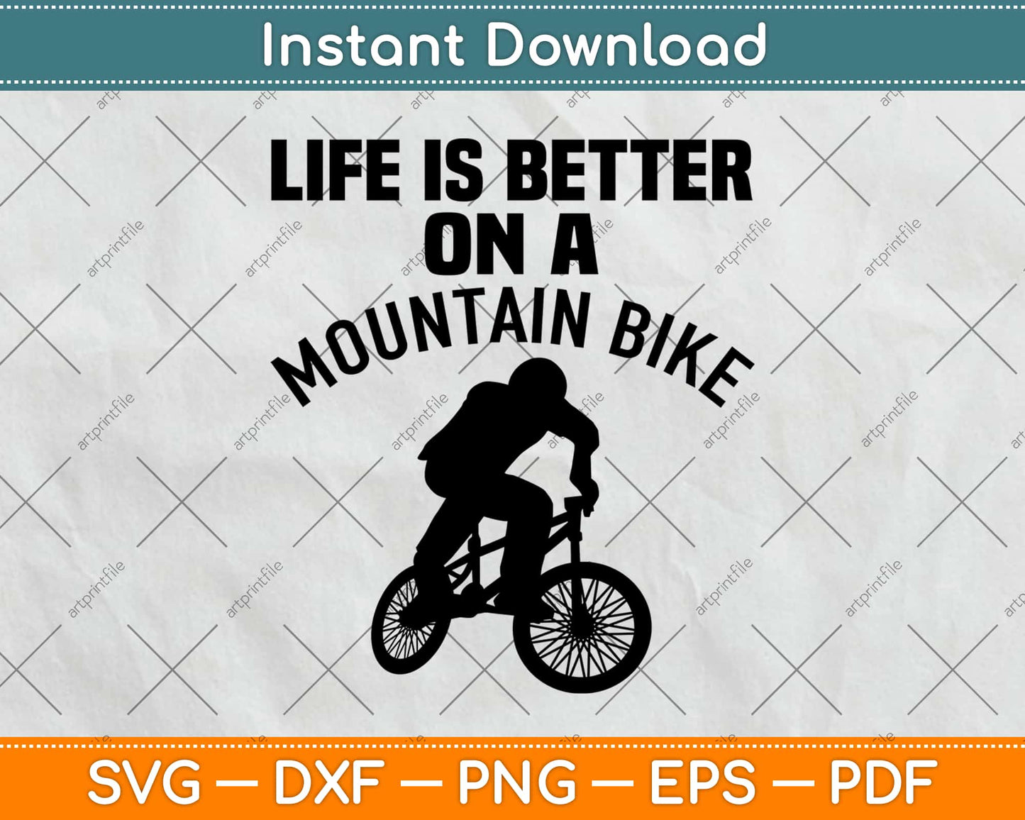 mountainbike svg Life Is Better On A Mountain Bike Svg Design Cricut Printable Cutting Files