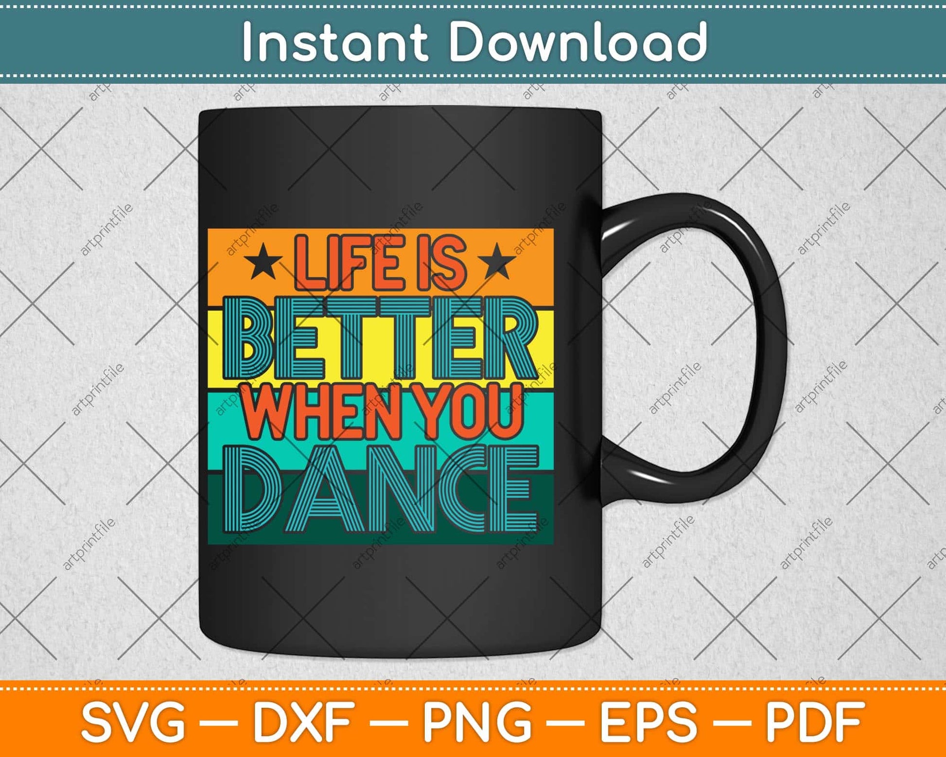 Life Is Better When You Dance Ballet Breakdance Hip Hop Svg Design