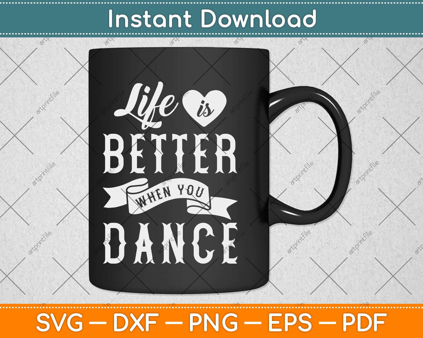 Life Is Better When You Dance Dancer Dancing Gift Boys Girls Svg Design