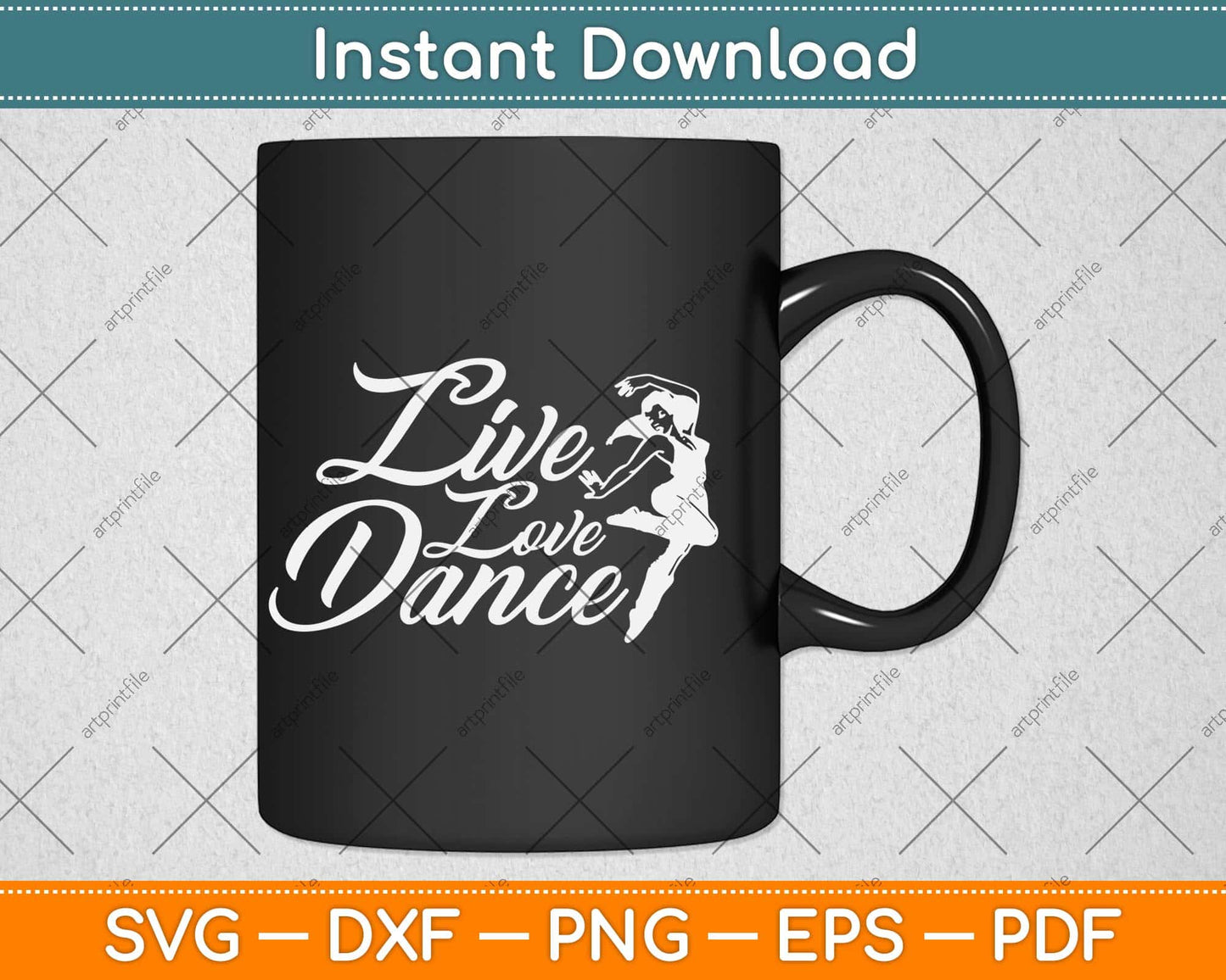 Live Love Dance Cute Dancing Quote For Dancers Svg Design