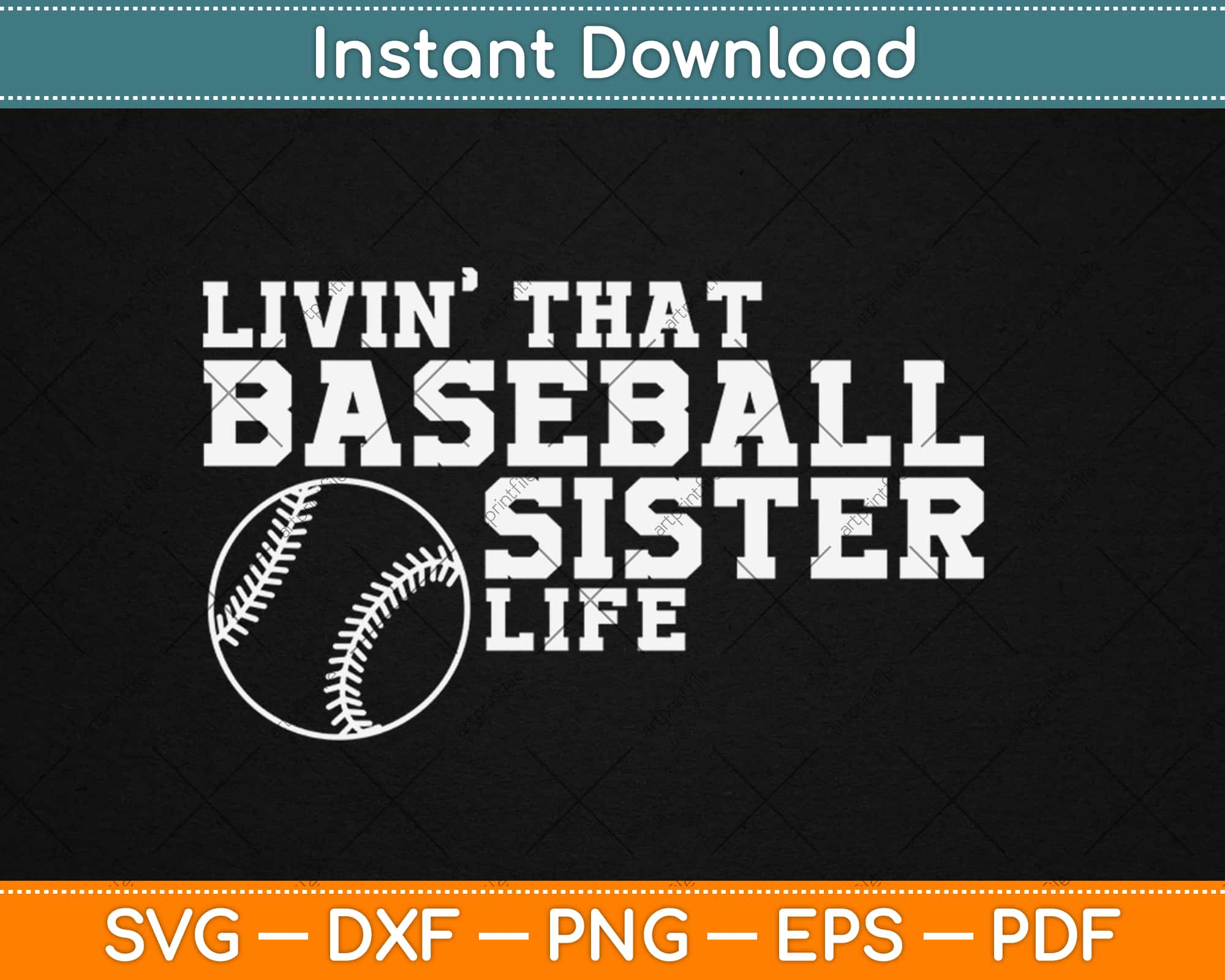 Baseball Svg Png Dxf Eps Pdf Instant Download Files 