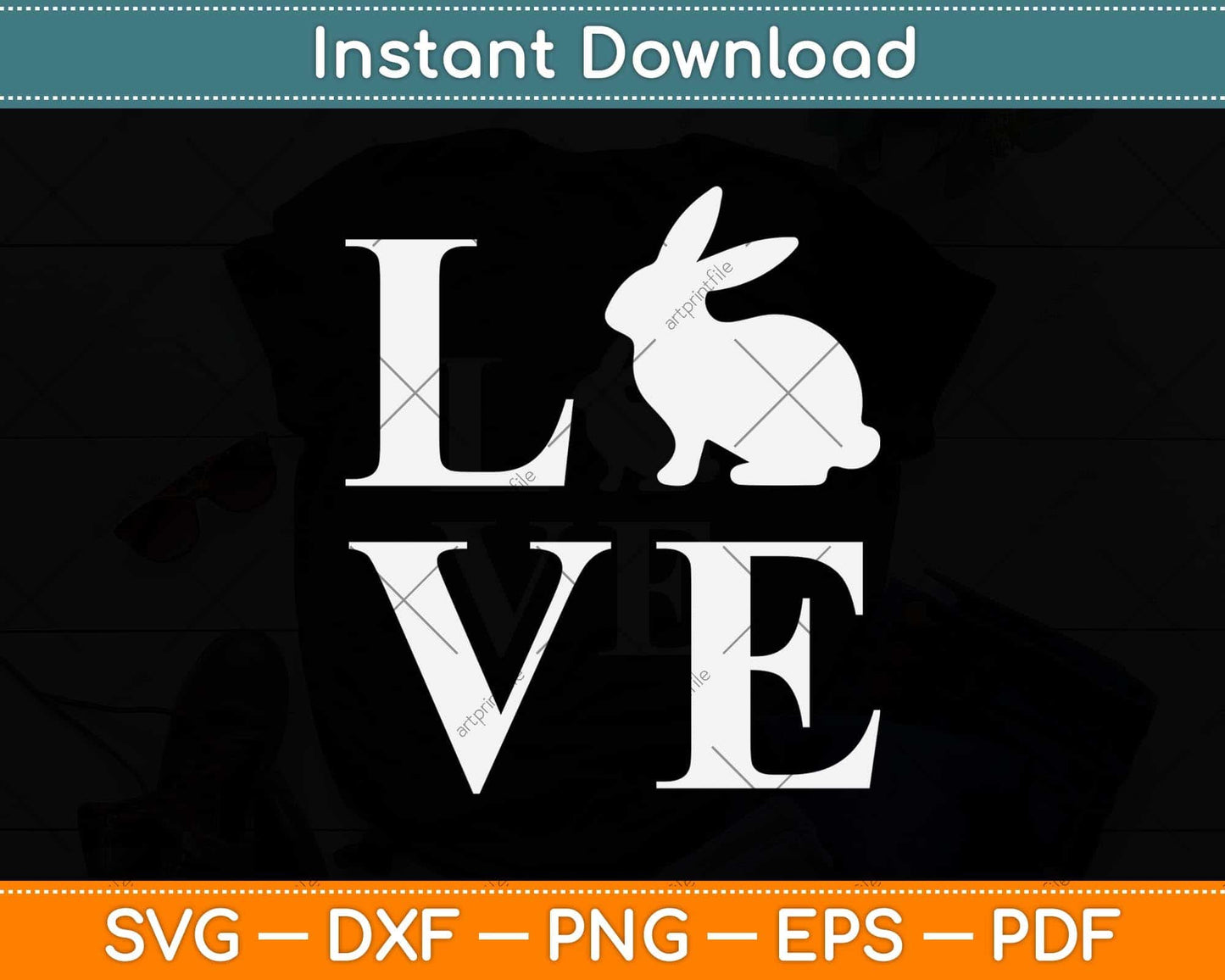 Love Easter Svg Png Dxf Digital Cutting File