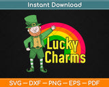 Lucky Charms Vintage Lucky The Leprechaun Svg Design Cricut Printable Cutting Files