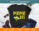Mama Bee Family Matching Beekeeper Mom Mommy Svg Png Dxf Digital Cutting File