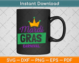 Mardi Gras Carnival Gift Svg Design Cricut Printable Cutting File