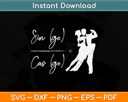 Math Joke Funny Tango Dancing Pun School Teacher Dancer Svg Design