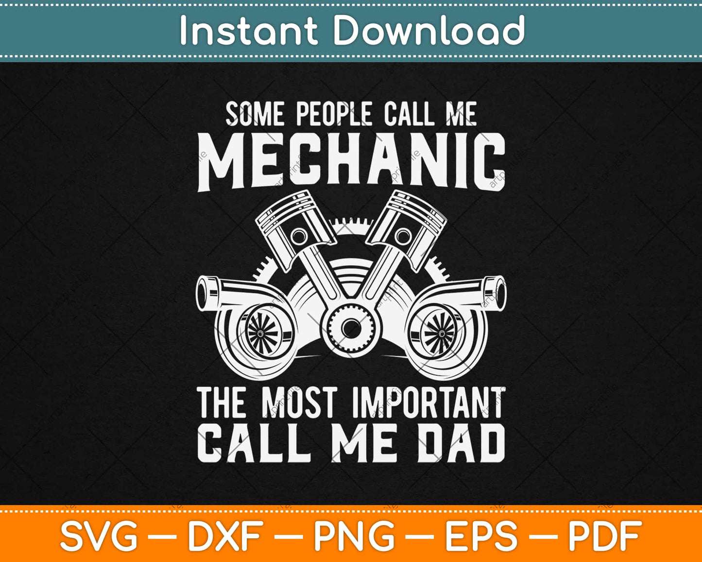 Mechanic Dad Mechanics Father's Day Dads Birthday Svg Design