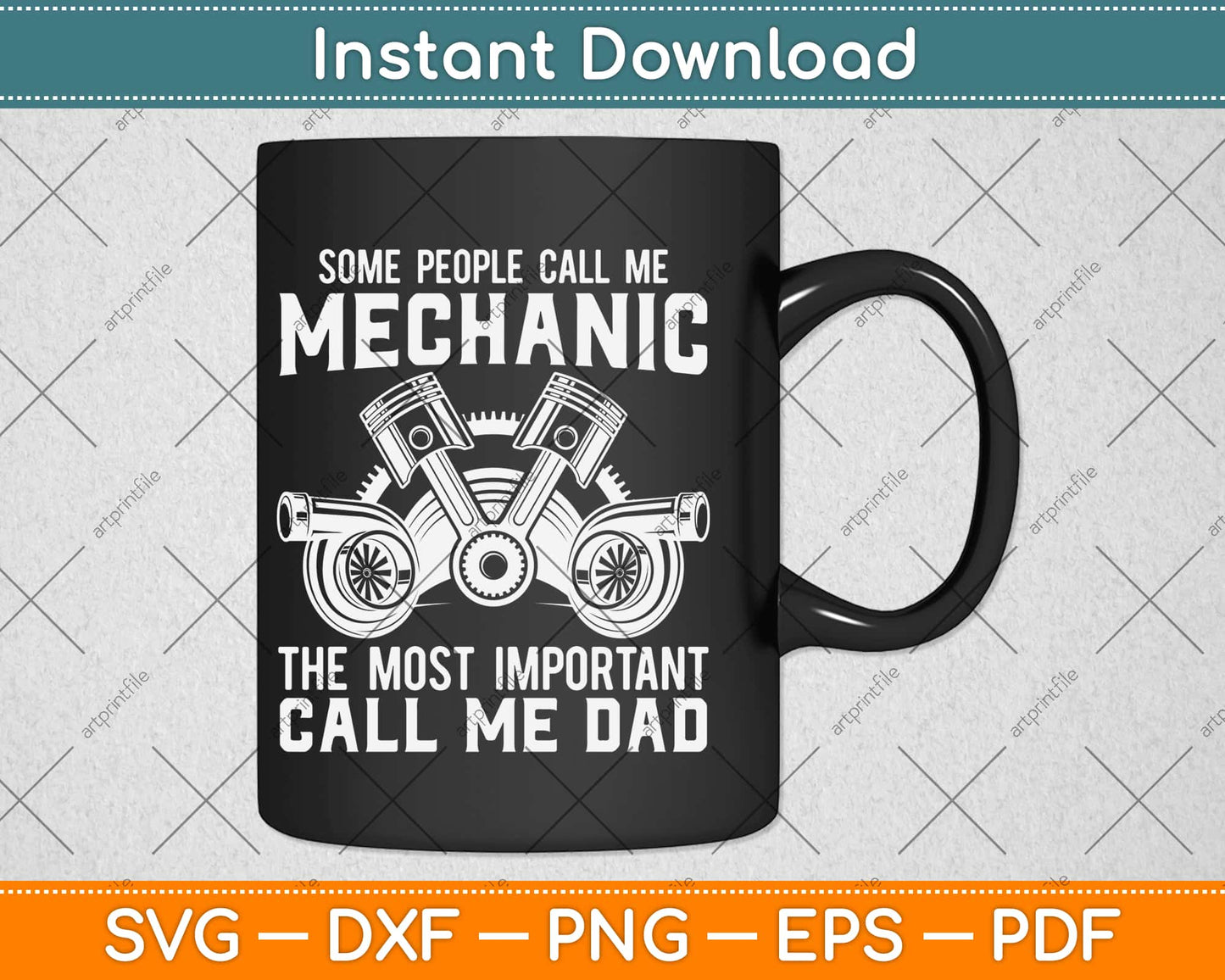 Mechanic Dad Mechanics Father's Day Dads Birthday Svg Design