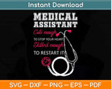 Medical Assistant Cute Nurse Stop Heart Svg Png Dxf Digital Cutting File