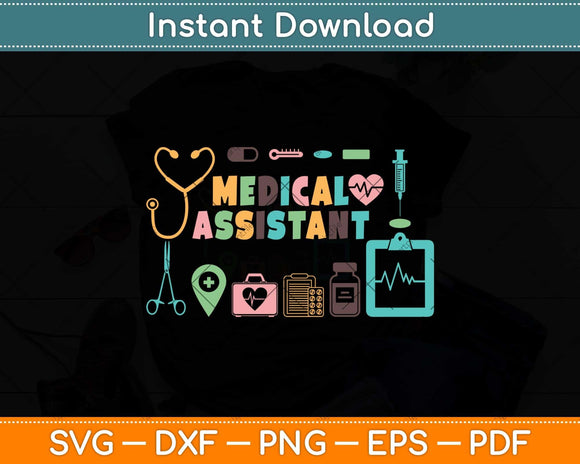 Medical Assistant Svg Png Dxf Digital Cutting File