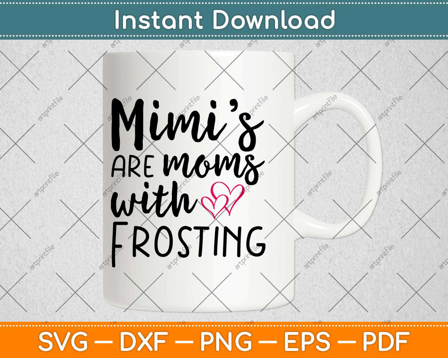 Mimis Are Moms With Frosting Svg Design Cricut Printable Cutting Files