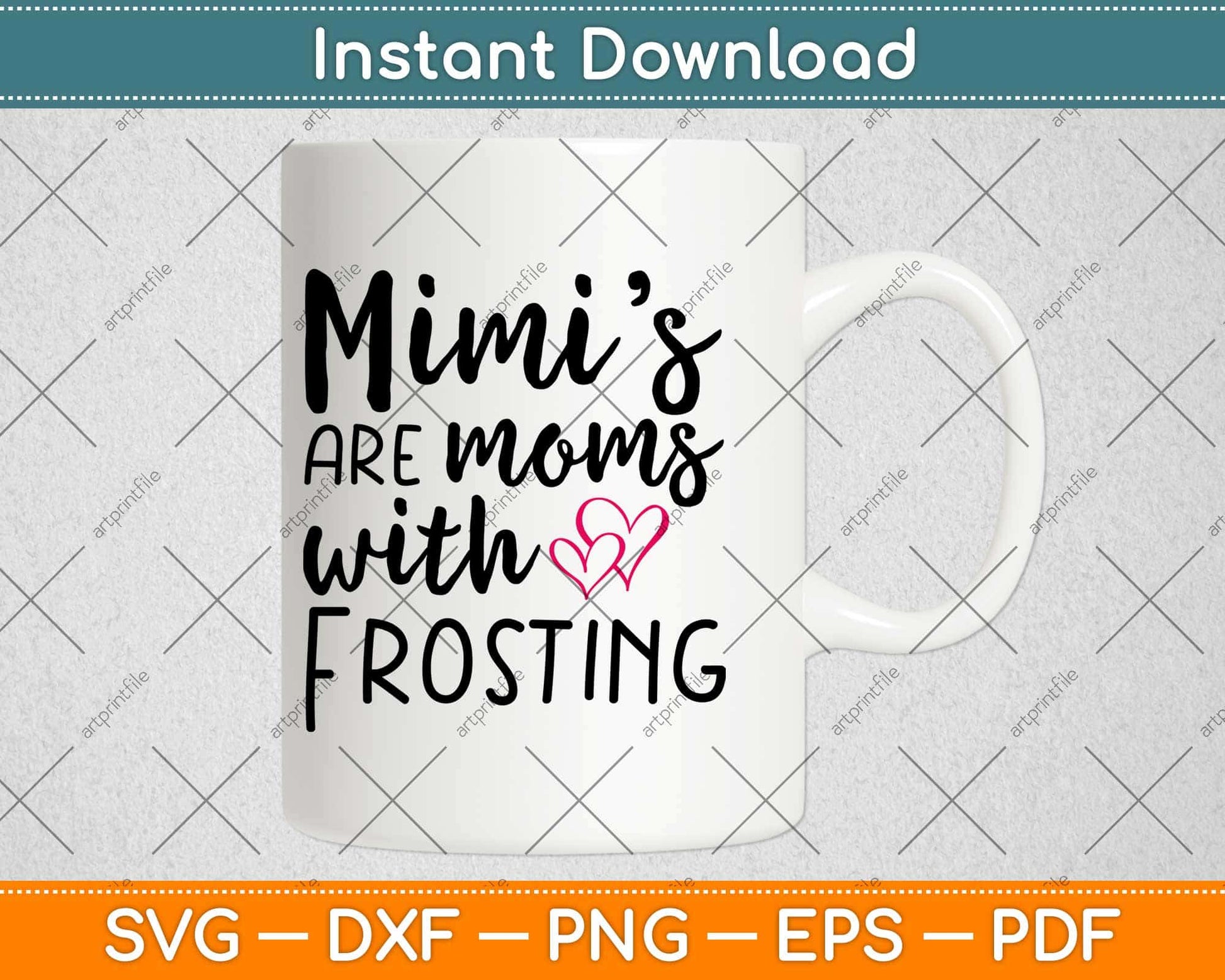 Mimis Are Moms With Frosting Svg Design Cricut Printable Cutting Files