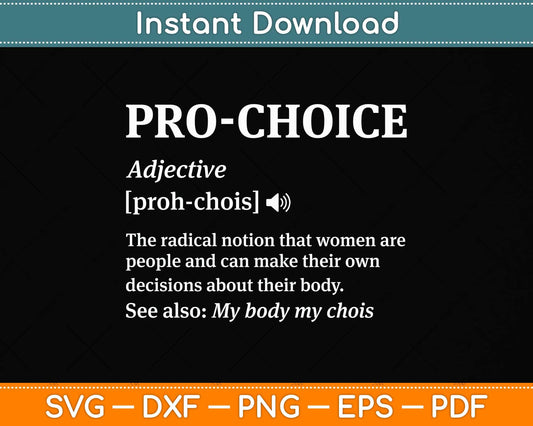 Mind Your Own Uterus Pro Choice Her Body Her Choice Svg Png Dxf Digital Cutting File
