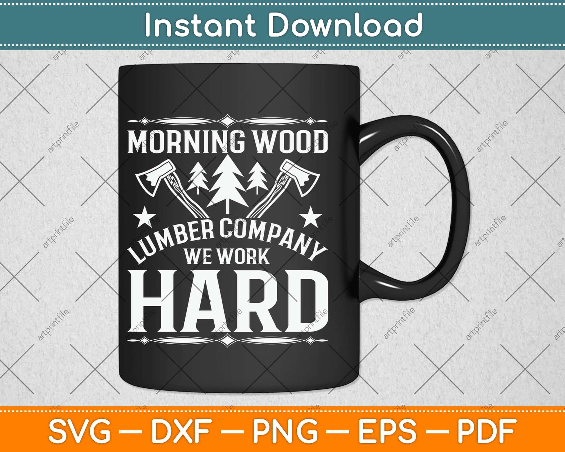 Morning Wood Lumber Company Funny Camping Carpenter Svg Design Cutting Files