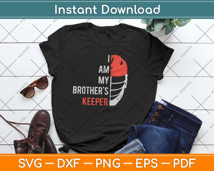 My Brother's Keeper Lacrosse Funny Defense Lax Goalie Svg Design Cricut Cutting File