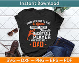 My Favorite Basketball Player Calls Me Dad Gift For Father Svg Cutting File