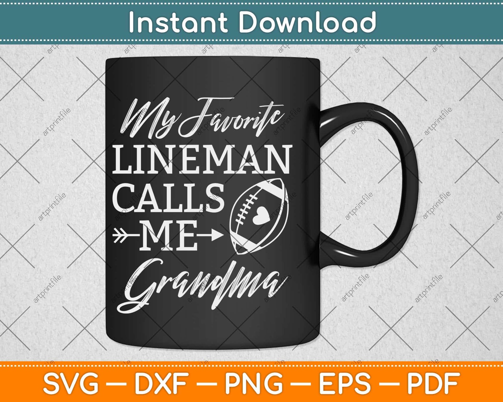 My Favorite Lineman Calls Me Grandpa Svg Png Dxf Digital Cutting File