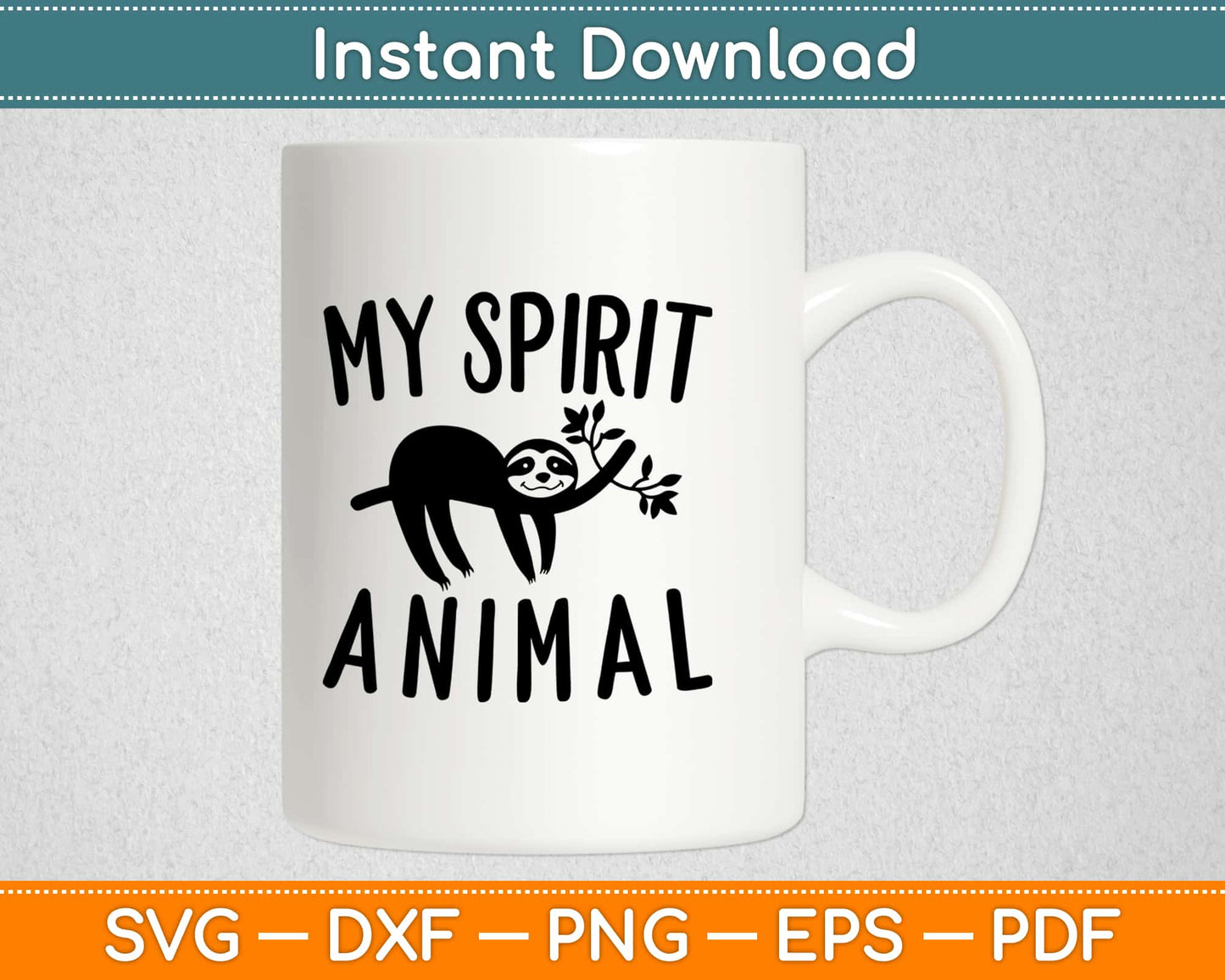 My Spirit Animal Svg Design Cricut Printable Cutting Files