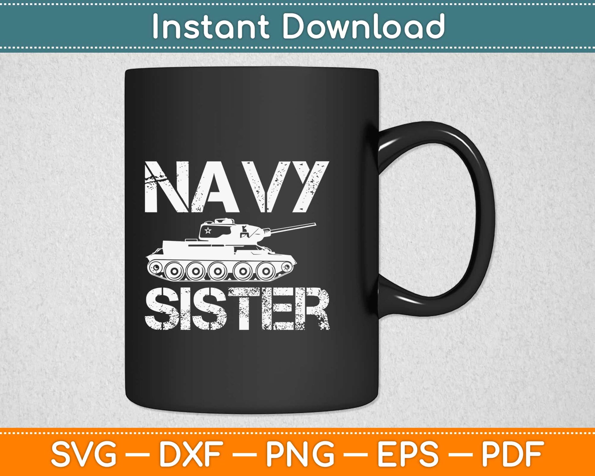 Navy Sister Svg Design Cricut Printable Cutting Files