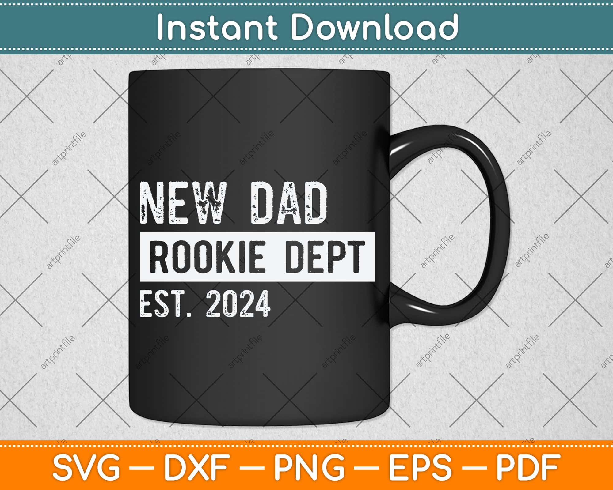 Rookie Dad First Year designs, themes, templates and downloadable