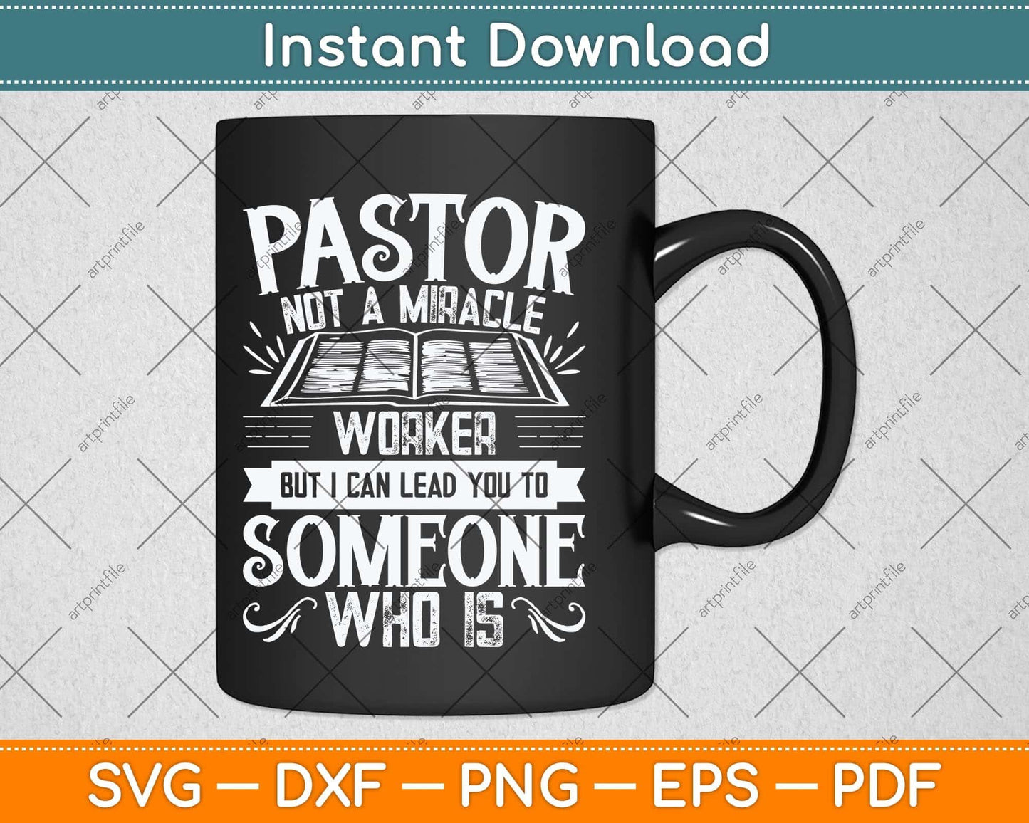 Not A Miracle Worker But I Can Lead You Pastor Preacher Svg Cutting File