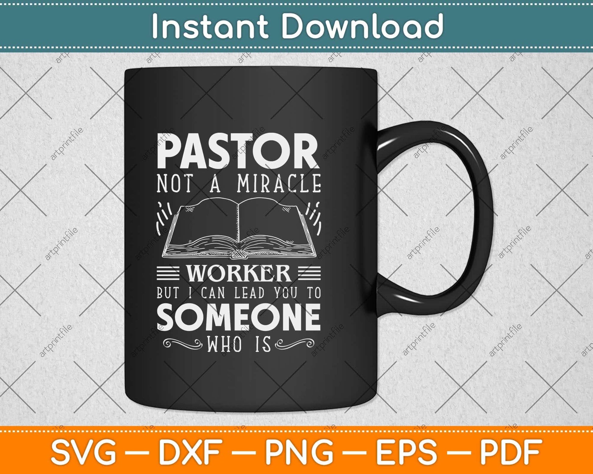 Not A Miracle Worker But I Can Lead You - Pastor Preacher Svg Png Dxf Cutting File