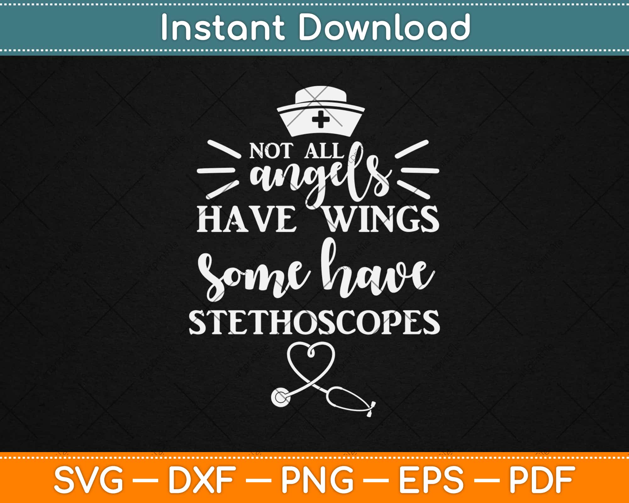 Not All Angels Have Wings Some Have Stethescopes Tee Nurse 