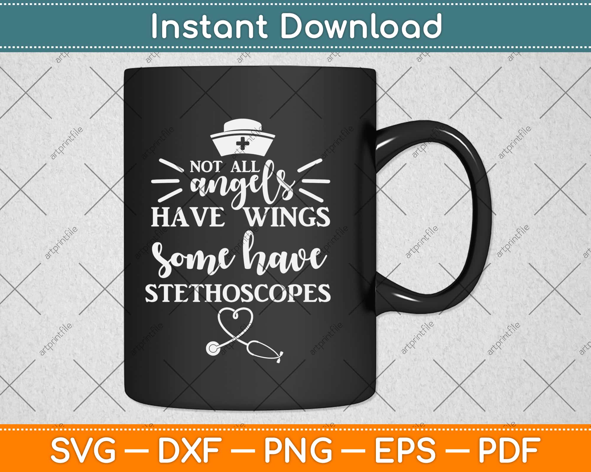 Not All Angels Have Wings Some Have Stethescopes Tee Nurse 