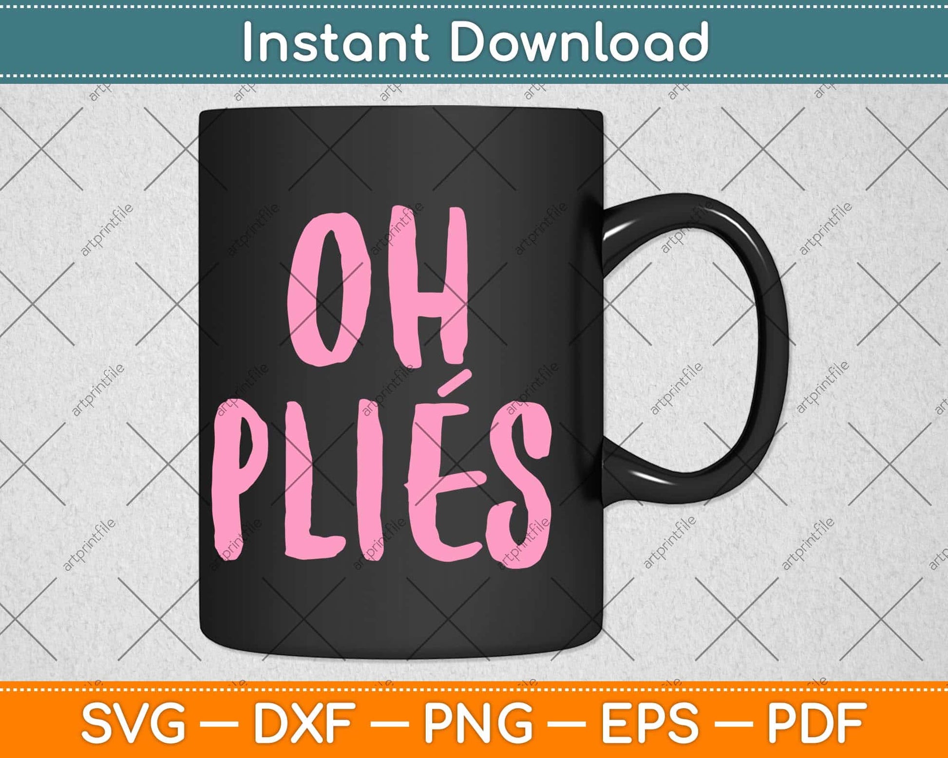 Oh Plies Funny Dance Ballet Dancer Dancing Ballerina Svg Design