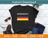 Oktoberfest Germany Flag German Svg Design Cricut Printable Cutting File