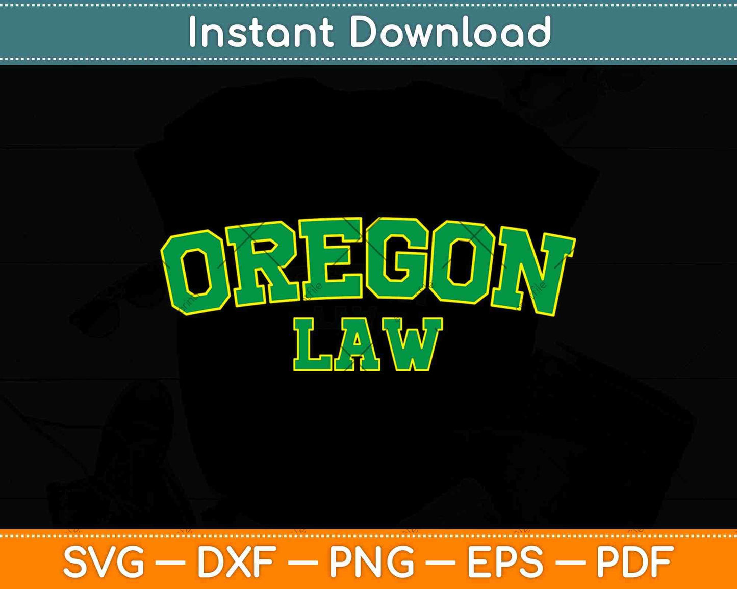 Oregon Law, Oregon Bar Graduation Gift Lawyer College Svg Png Dxf File