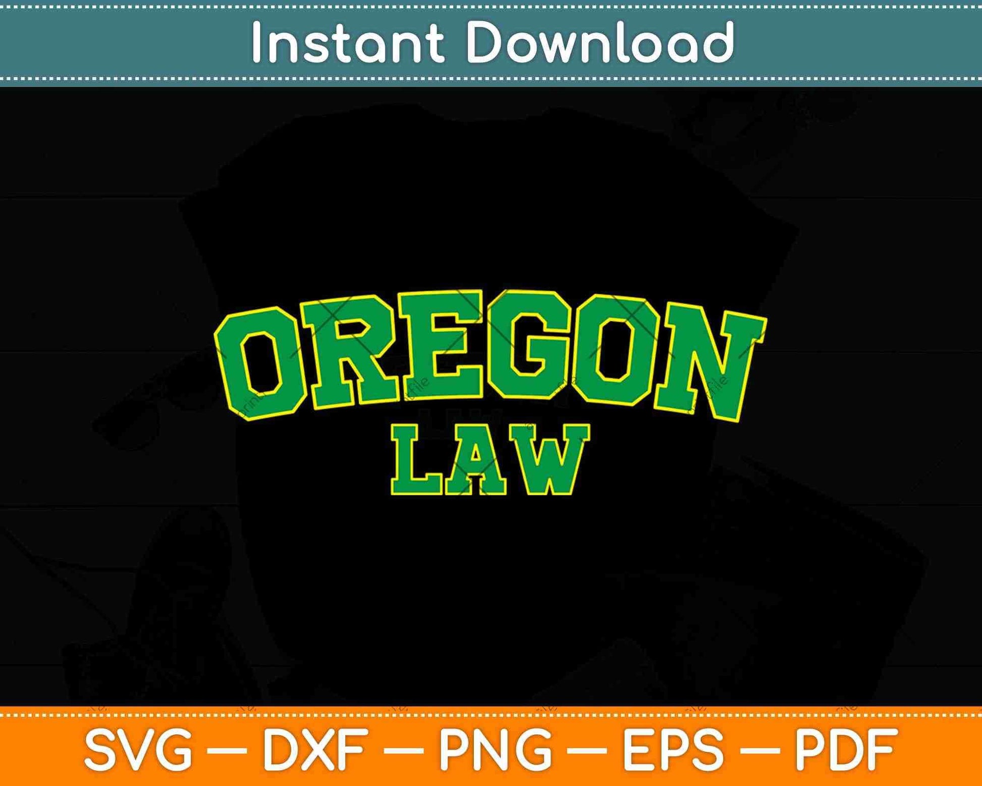 Oregon Law, Oregon Bar Graduation Gift Lawyer College Svg Png Dxf File