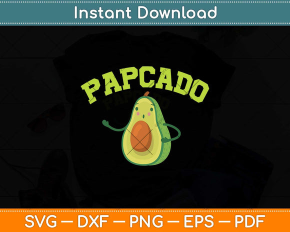 Papacado Funny Gift For New Dad Or Daddy Svg Png Dxf Digital Cutting File