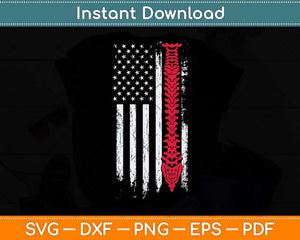 Patriotic Chiropractic Tee American Flag Spinal Cord Ideas Svg Png Dxf Digital Cutting File