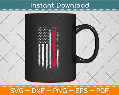 Patriotic Chiropractic Tee American Flag Spinal Cord Ideas Svg Png Dxf Digital Cutting File