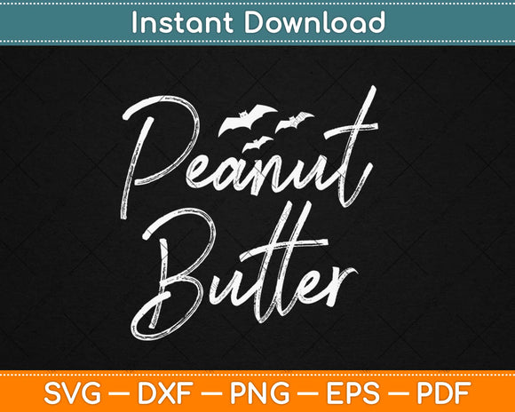 Peanut Butter Matching Jelly Halloween Svg Design Cricut Printable Cutting Files
