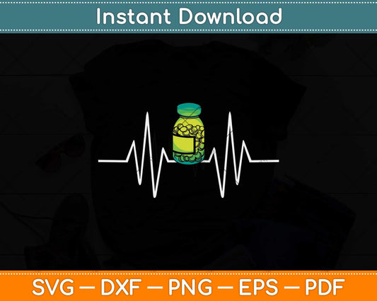 Pharmacist Medical Chemist Pharmacy Heartbeats Meds Svg Png Dxf Cutting File