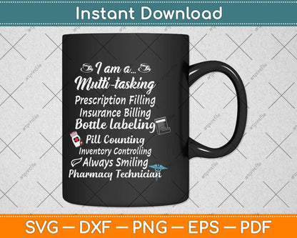 Pharmacists Medical Student Svg Png Dxf Digital Cutting File