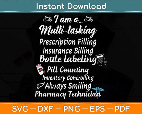 Pharmacists Medical Student Svg Png Dxf Digital Cutting File