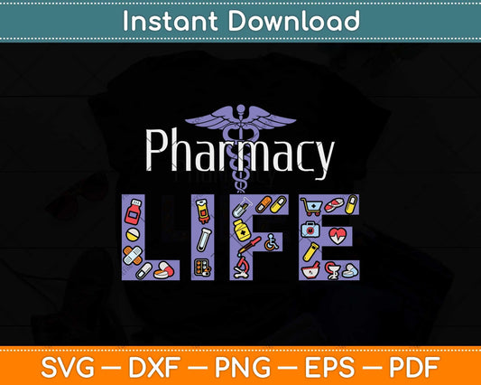 Pharmacists Pharmacy Life Medical Student Svg Png Dxf Digital Cutting File