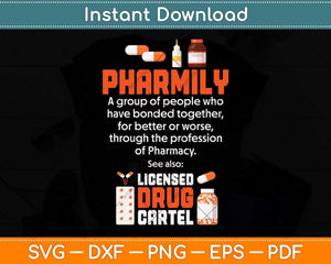 Pharmacy Technician Gift For A Pharmacist Svg Png Dxf Digital Cutting File