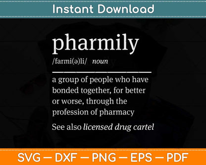 Pharmacy Technician Pharmacist Definition Svg Png Dxf Digital Cutting File