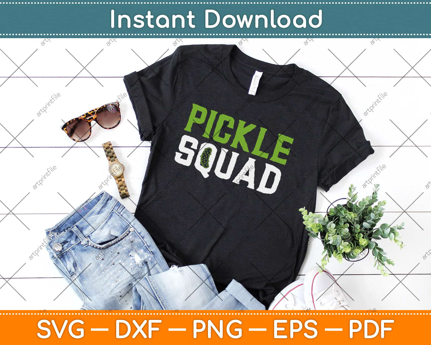 Pickle Cucumber Vegan Squad Green Grocer Svg Design Cricut Printable Cutting Files